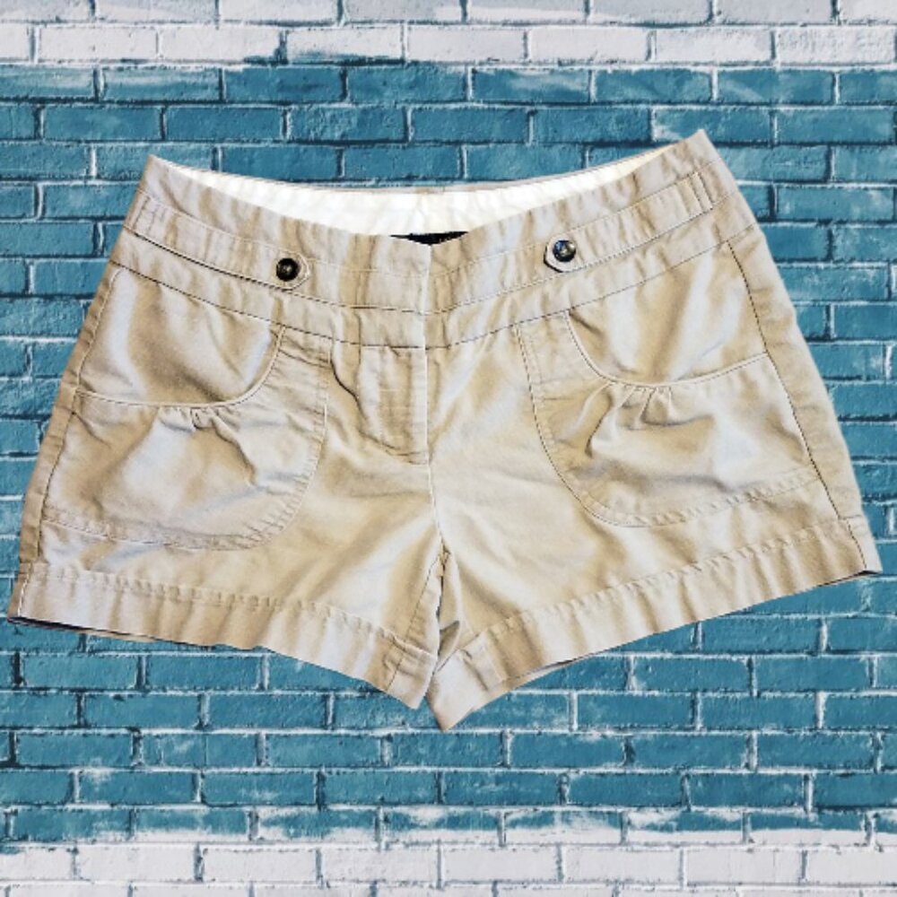 Maurice Khaki Shorts Sz 7 8 I Am Smart